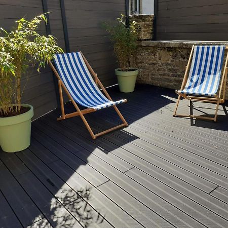 Rez Du Dossen Apartment Morlaix Bagian luar foto