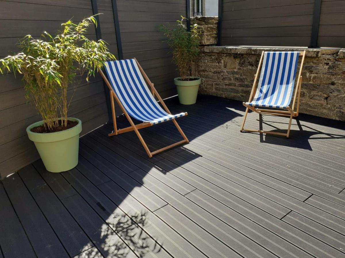 Rez Du Dossen Apartment Morlaix Bagian luar foto